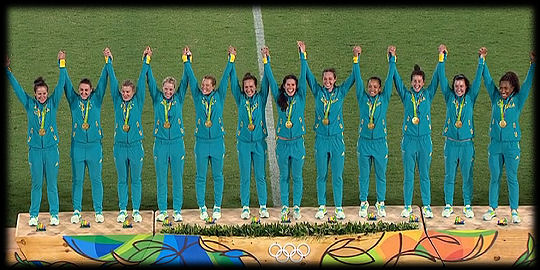 Womens Rugby Gold Medallists Australia Rio 2016